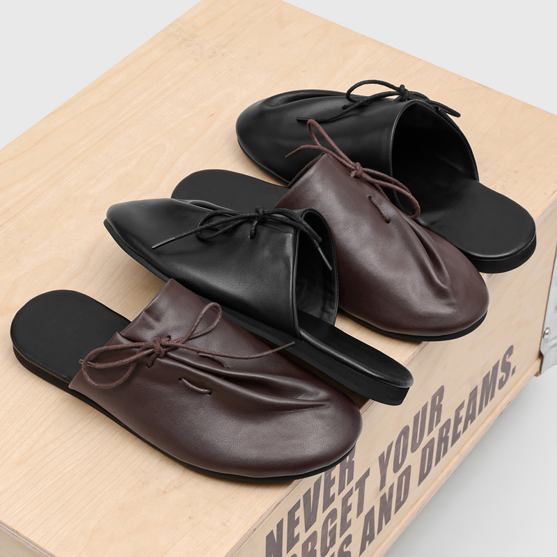 Flip Flop Leather Men - Nouvelles pantoufles décontractées pour hommes, confortables