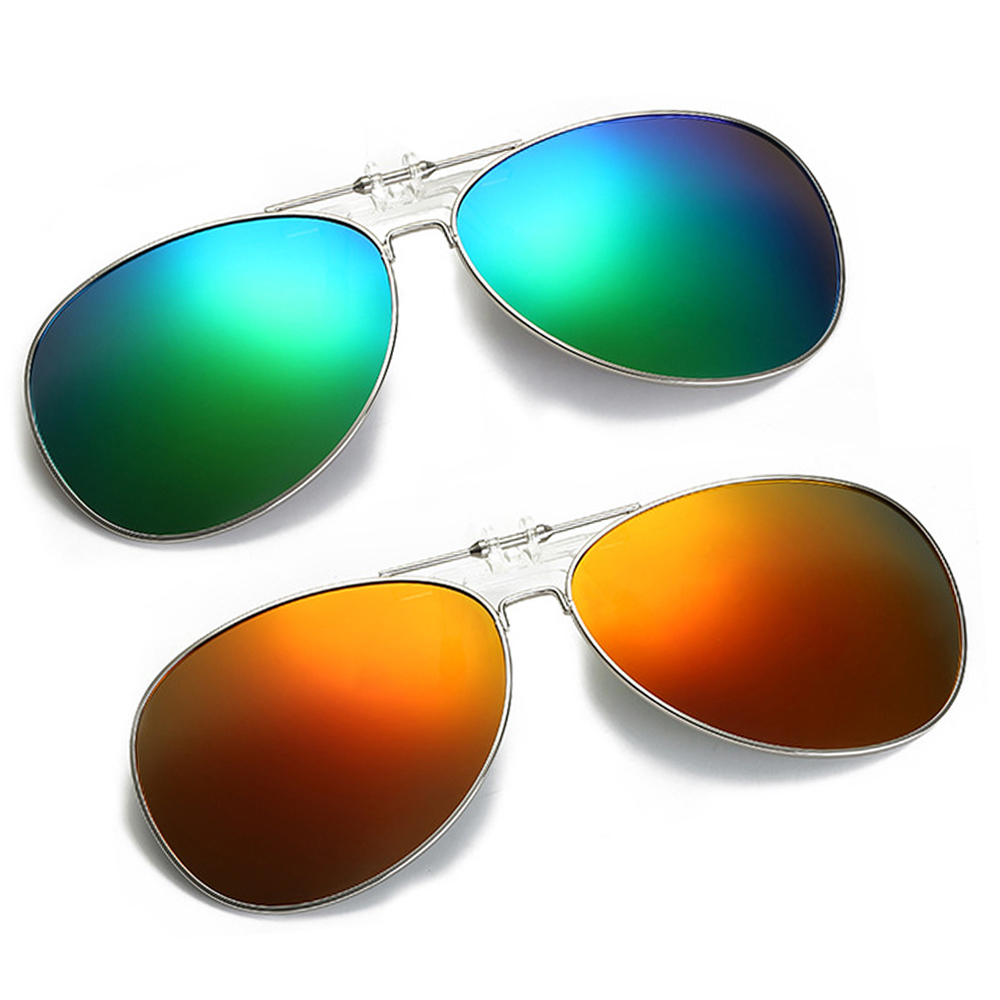 Sunglasses Aviator Polarized - Clip pilote surdimensionné sur lunettes de