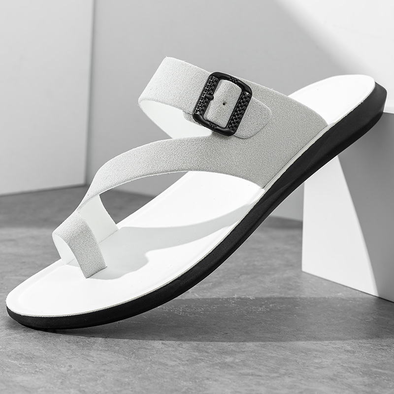 Nouvelles sandales d'été 2026  - Flip Flop Leather Men avis et prix