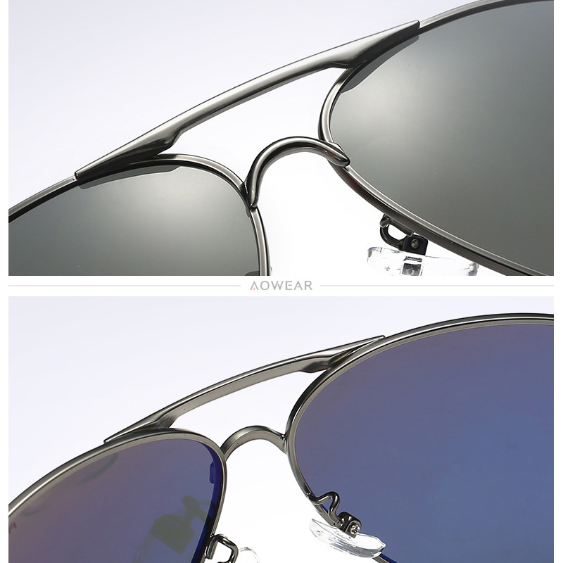 AOWEAR hommes Aviation lunette - Sunglasses Aviator Polarized avis et prix
