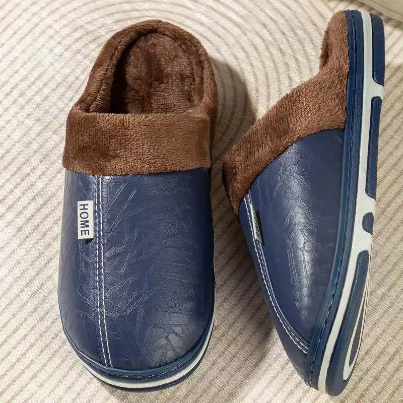 Chaussons d'hiver grande taill - Flip Flop Leather Men avis et prix