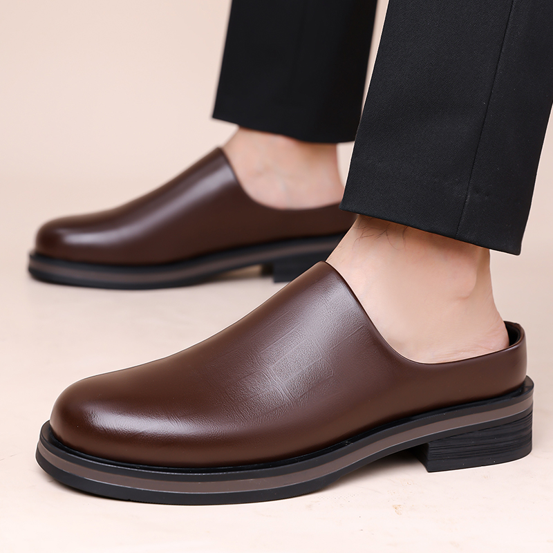 Mules pour hommes, chaussures  - Flip Flop Leather Men avis et prix
