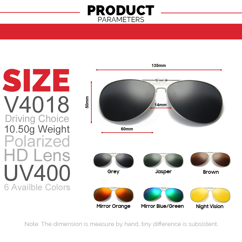 Clip pilote surdimensionné sur - Sunglasses Aviator Polarized avis et prix
